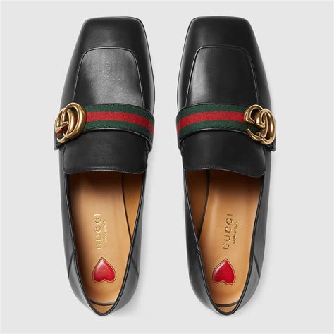 gucci goodyear brown|Women's Double G loafer in light brown leather .